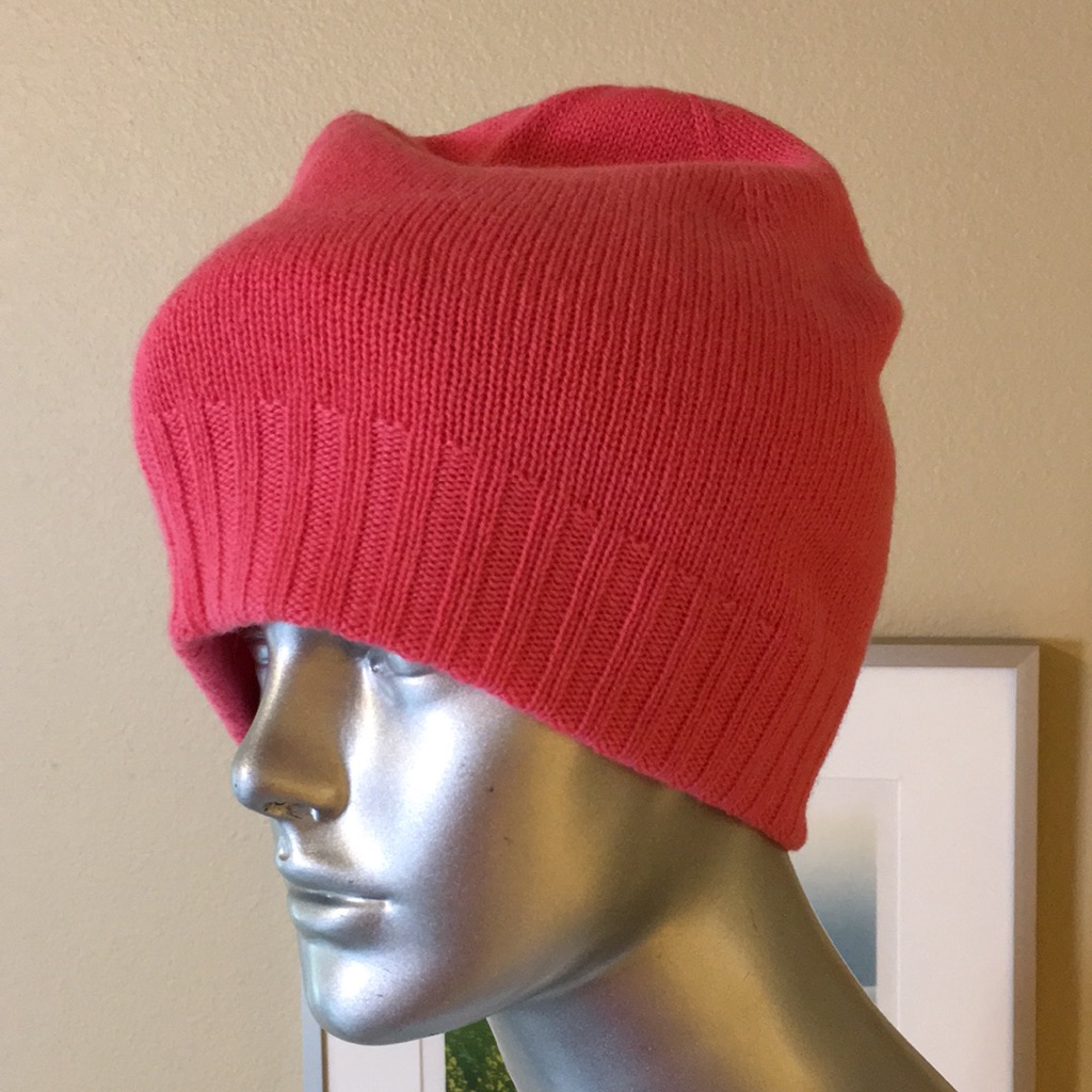 100% Cashmere Knit Beanie Reversible By St. Bernard — image 3 of 8
